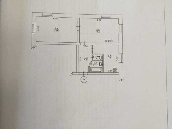 Продам 2к квартиру 37000 Київ