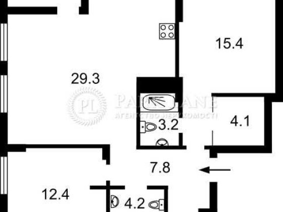 Продаж 2к квартири з новим ремонтом в ЖК Файна Таун Киев