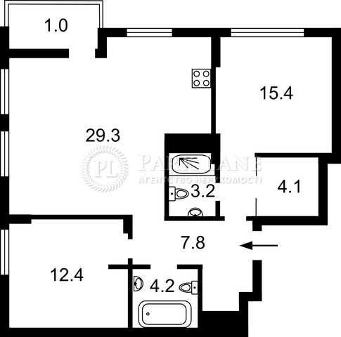 Продаж 2к квартири з новим ремонтом в ЖК Файна Таун - фото 1