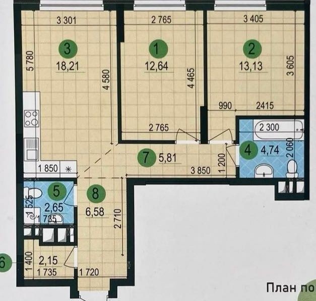 Продаж 2 кім. ЖК Варшавський 3, буд 10.1 - фото 1