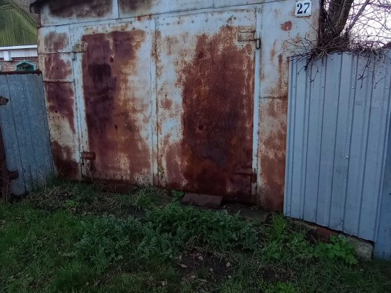 Гараж железный-вагон-бытовка.(3.60х6.50м.)
