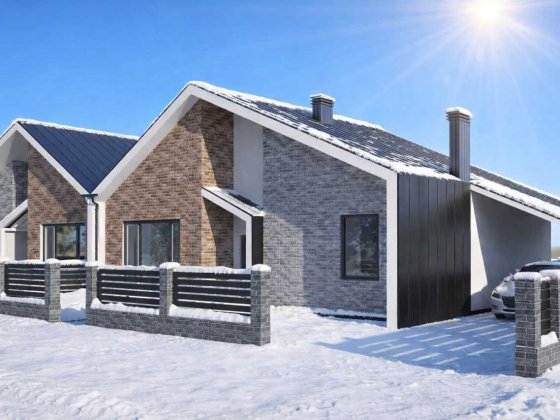 Дуплекс з газом за 58 000$. Площа 100м². Можлива розстрочка до 2 років Гостомель