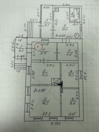 Продається будинок в районі ЦГБ без ремонту - фото 1