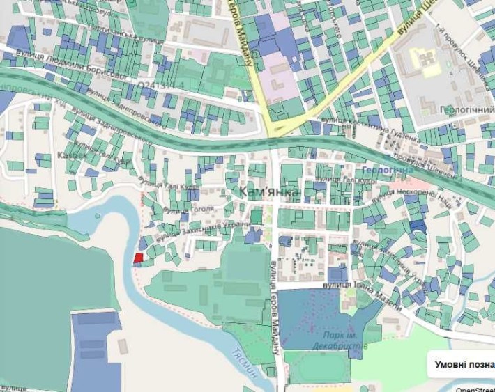 Продаж гарної ділянки з будинком м. Кам’янка - фото 1