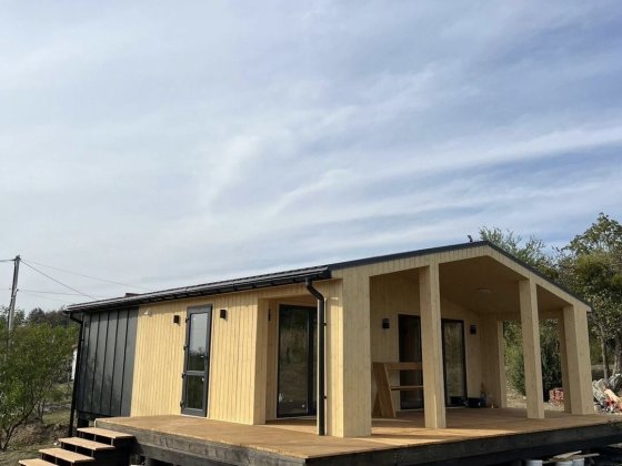 Теплий каркас ‼️Сучасний модульний будинок + Тераса Хмельницький