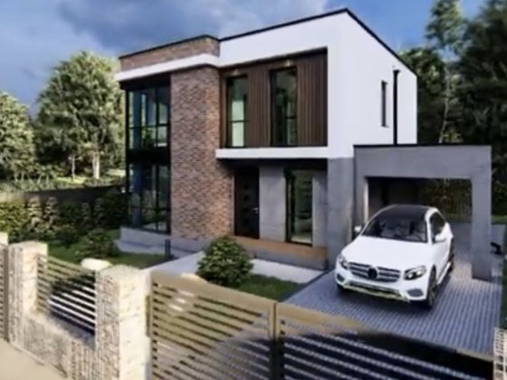 Сучасний будинок 116м2 з панорамними вікнами ЖК«Королівський » Хмельницький