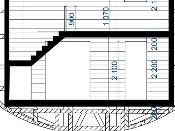 Будиночок на 2поверха з бруса 16х12 Угорники