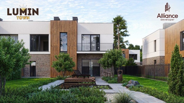 Дуплекс з власною земельною ділянкою, гаражем та відкритим балконом ! - фото 1