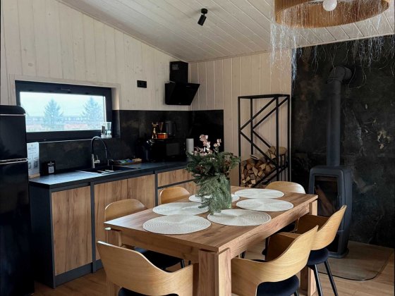 Затишний модульний будинок 57 м² з терасою для комфортного життя Ворохта