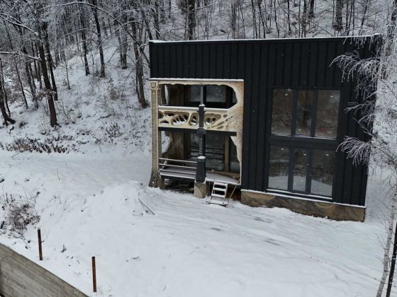 Авторський проект будинку "Symbios" 157 м.кв. в Карпатах Косів Косів