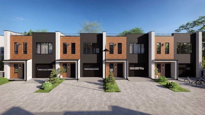 Продається сучасний таунхаус біля озера/$572 за м2/МІСЬКІ КОМУНІКАЦІЇ - фото 1