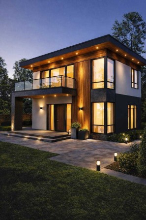 Двоповерховий будинок біля озера, КМ Secret Lake, Білогородка - фото 1