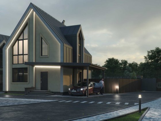 2-поверховий котедж 111 м2. КМ Свій Дім 1. Крюковщина