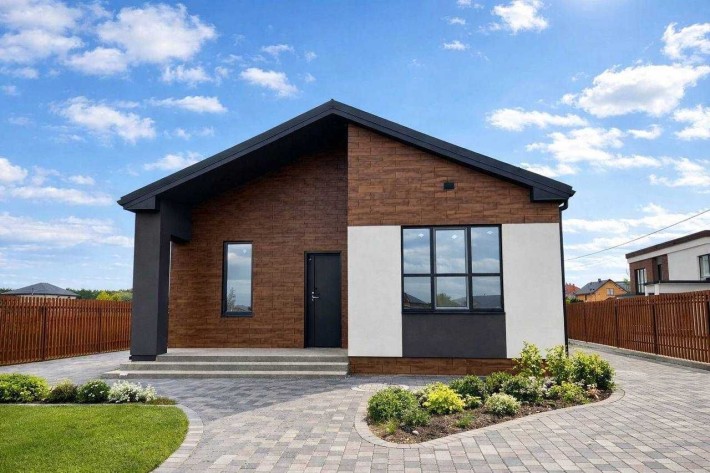 Готовий одноповерховий будинок 124 м2 в КМ Secret Lake, Білогородка - фото 1