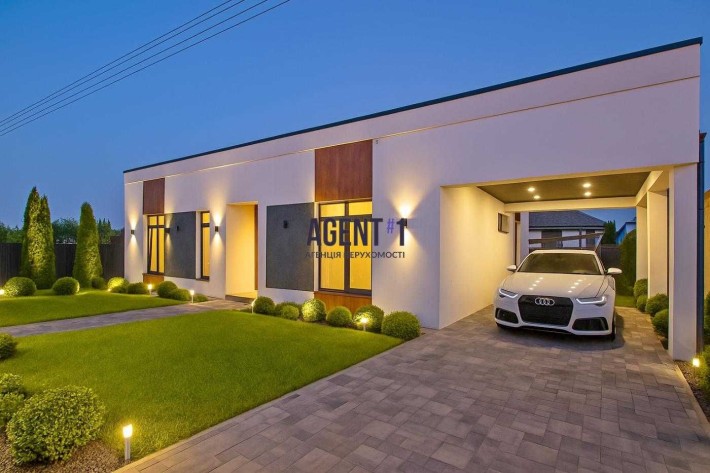 Продається сучасний, одноповерховий будинок с. Білогородка - фото 1