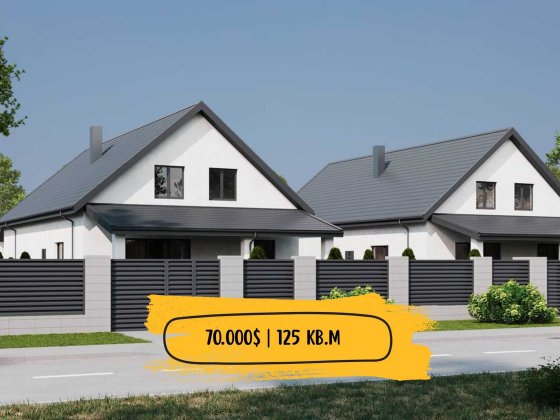 Ділянка 4 сотки | ВЕЛИКИЙ Дуплекс 125 кв. м. | ГАЗ | поруч ліс Білогородка