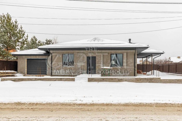 Будинок 139 м² з гаражем у Гатному  4,5 сотки, тераса, газ - фото 1