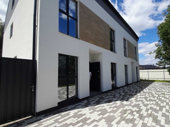 Без комісії, дуплекс 144м²+76м², три сотки, під чистове оздоблення Гатне