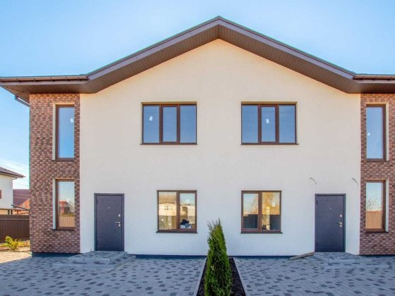 Святопетрівське. Дуплекс на етапі будівництва! 120 кв.м. 4 сотки землі Святопетровское