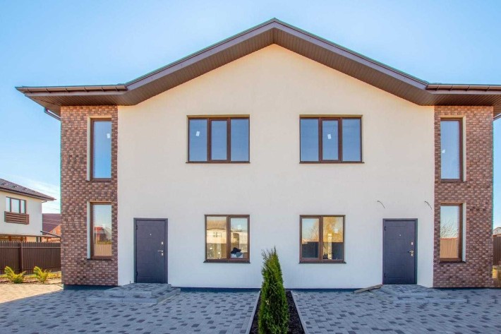 Святопетрівське. Дуплекс на етапі будівництва! 120 кв.м. 4 сотки землі - фото 1