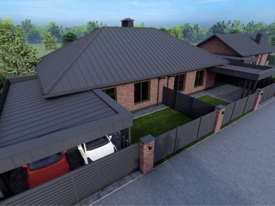 Дуплекс 85м2 Ворзель Газ Ділянка 3 сотки Навіс 2 паркомісця Розтермін Ворзель