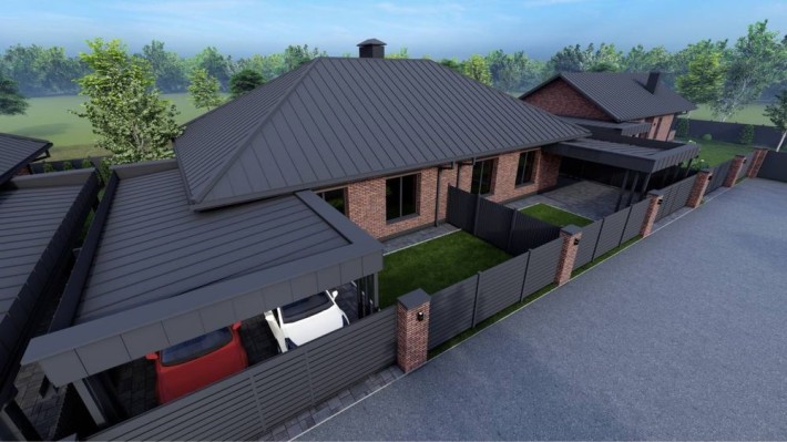 Дуплекс 85м2 Ворзель Газ Ділянка 3 сотки Навіс 2 паркомісця Розтермін - фото 1