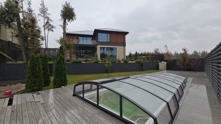 Будинок 310 м2 басейн гараж ліс панорама с. Ходосівка алюміній вікна - фото 1