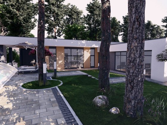 Будинок 1 поверх містечко у лісі 232 м2 басейн с. Ходосівка 9 км Київ Ходосівка