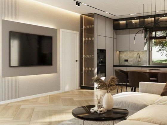 Одноповерховий будинок в котеджному містечку серед лісу, єОселя Ворзель