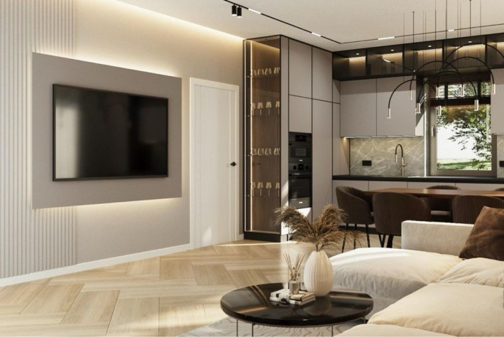 Одноповерховий будинок в котеджному містечку серед лісу, єОселя - фото 1