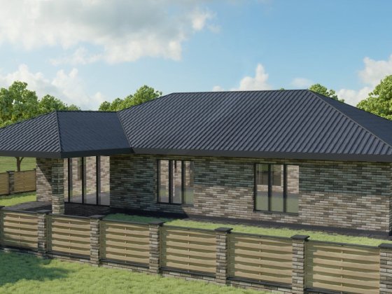 Будинок 190м2 з цегли вільного планування Білогородка