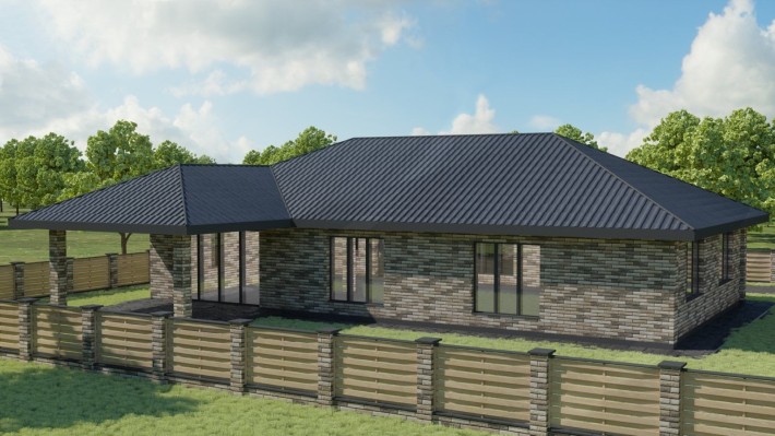 Будинок 190м2 з цегли вільного планування - фото 1