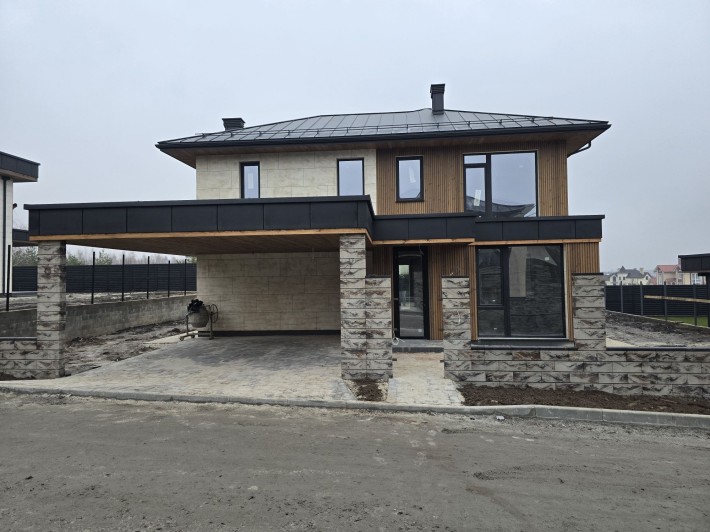 Будинок Хайтек в КМ з цегли 210 м2 с. Ходосівка біля лісу Мануфактура - фото 1