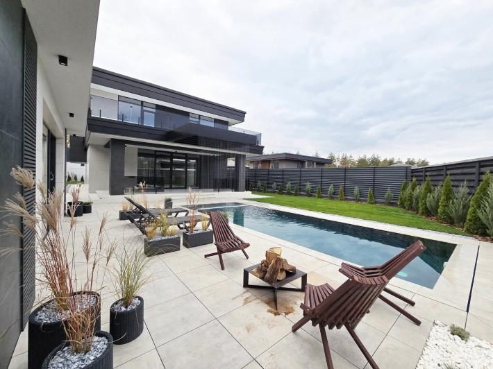 Будинок в КМ 230 м преміум класу сауна 50м басейн водоспад с Ходосівка - фото 1