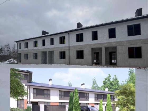 Таунхауси в Ворзелі з великими дворами! Газ! Навпроти ліс! Ворзель