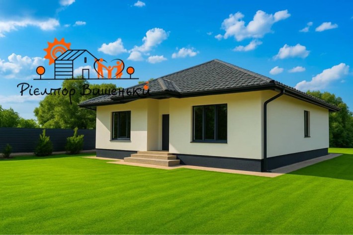 Продаж будинку 116 м.кв з керемоблоку . с. Гнідин - фото 1