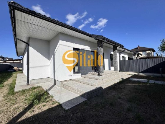 Одноверховий дуплекс 128 м2, 3 спальні, кухня-вітальня 45 м², 6 соток Білогородка