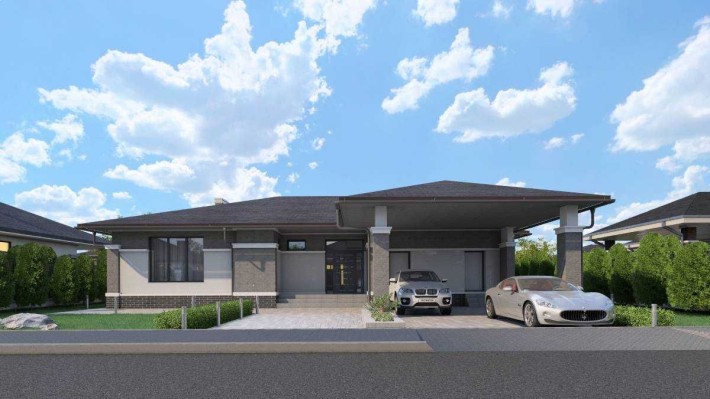 Будинок 255 м2, 12.4 сот, проєкт Тайсон, КМ «Золоче», «Золоче Везувій» - фото 1