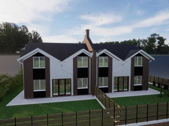 Дуплекс на етапі будівництва! 125 кв.м. 3 сотки землі! Білогородка Білогородка