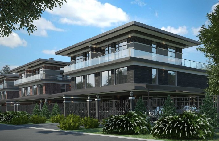 Продажа Дом Дуплекс 270м2 с подвалом газом террасой на крыше Лесники - фото 1