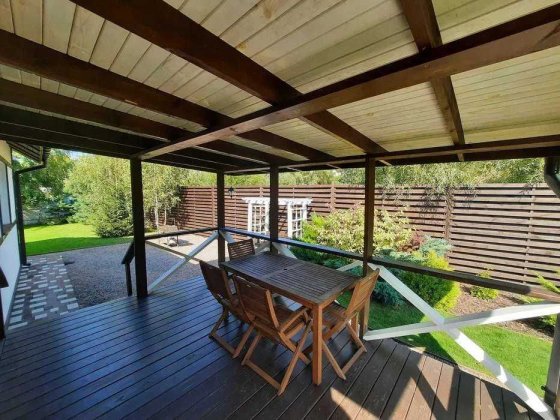 Будинок, Лісники, пляж, озеро, самодостатній Лесники