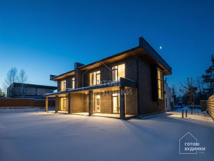 Дуплекс в стилі Хай-Тек. Нова Ходосівка. Під охороною. Газ - фото 1