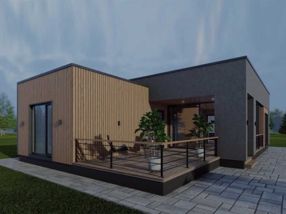 Енергоефективний будинок 116 м2 за 45 днів з СІП панелей в Березані Березань