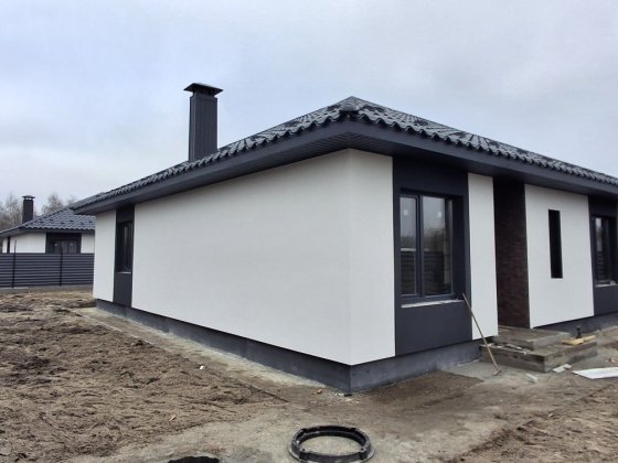 Одноповерховий будинок в Дмитрівці поруч ліс та центральна дорога Дмитрівка