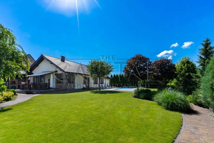 Княжичі купити стильний будинок з бассейном ГАЗ генератор 18 соток - фото 1