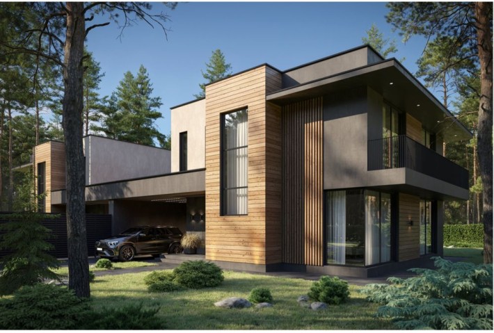 Продажа современного коттеджа  в лесу. Пуща-Водица (Мощун) Буча - фото 1