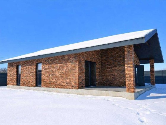 Будинок 87 м2 з терасою біля лісу: керамоблок, газ та держ. програми Михайловка-Рубежовка