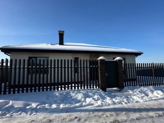 Одноповерховий будинок в лісовій частині Бучі, вже зроблені роботи Буча