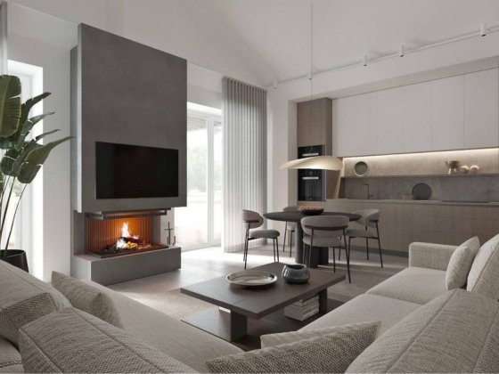 Дуплекс з ремонтом  | Лісова Буча | 89 кв.м, 2 спальні | 2.7 сотки Буча