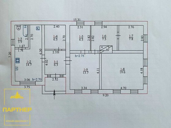 Продаж  будинку   Кременчук + 50 соток землі.